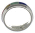 Southwest Silver Multicolor Inlay Ring Size 5-1/4 TX40132